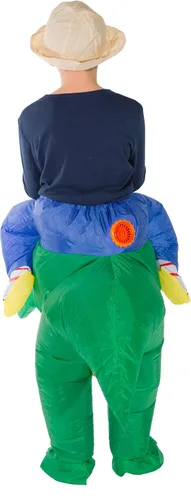 Vista 3 de Bodysocks disfraz inflable de dinosaurio T-Rex para niños