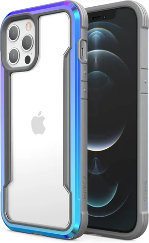 Vista 27 de Raptic Shield - Funda compatible con iPhone 12 Pro Max, protección contra golpes, marco de aluminio duradero, probada para caídas de 10 pies de Rojo