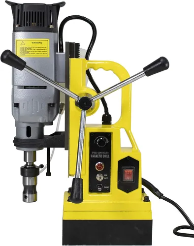Vista 4 de Steel Dragon Tools MD45 Prensa de taladro magnético con 7PC 2in. Kit de cortador anular HSS