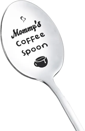 Vista 4 de Cuchara para papá regalos de hija, hijo, divertidas cucharas de café para papá, padre, amante del café, té, regalo para papá, regalo de cumpleaños
