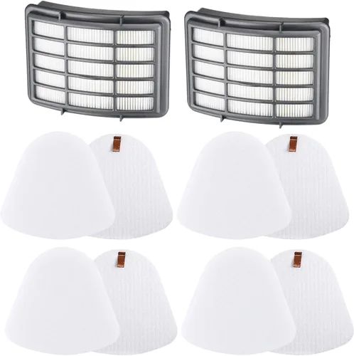 Vista 6 de 4 Kit de filtros de espuma y fieltro para recambio de filtro Shark Vacuum Navigator Lift Away ZU503AMZ, NV350, NV351, NV352, NV355, NV356E, NV360