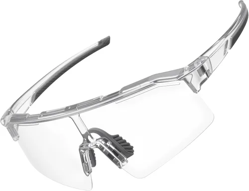 Vista 26 de Polarized Sports Sunglasses for Men Women UV400 Protection Todo negro