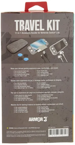Vista 6 de Armor3 Travel Kit for Nintendo Switch Lite