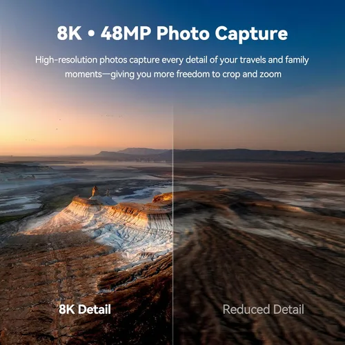 Vista 3 de Ruko F11PRO 2 Plus Drone con cámara de 48MP, foto de 8K, regalo tecnológico Gris