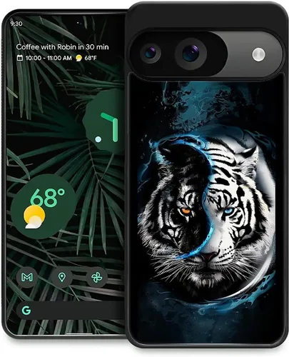 Vista 8 de Compatible con Google Pixel 4A 5G Mobile Case Creative Acrylic Panel trasero Silicona Protección Grip especialmente diseñado para Google Pixel 4A 5G