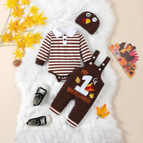 Vista 5 de Gakizon Trajes de Halloween para bebé, divertidos trajes de payaso pirata, ropa de Halloween para bebés, ropa de otoño e invierno