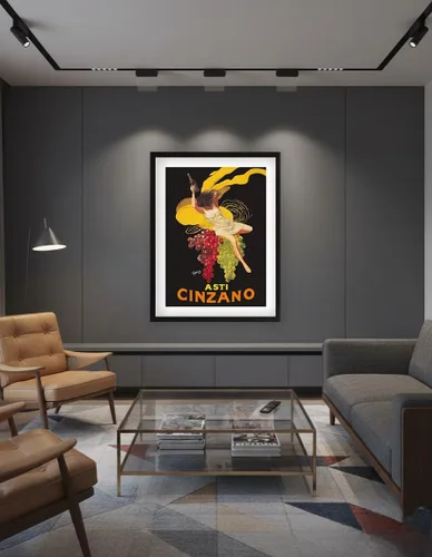 Vista 7 de Asti Cinzano - Asti Spumante - Vino blanco espumoso italiano - Póster publicitario vintage por Leonetto Cappiello c.1910 - Impresión artística