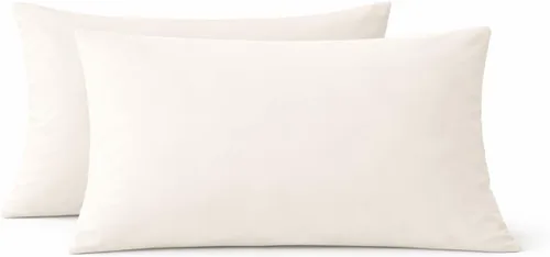 Vista 17 de Evolive Juego de 2 fundas de almohada de microfibra cepillada ultra suave con cierre de sobre (tamaño estándar de 20 x 30 pulgadas, color negro)