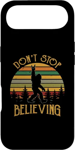 Vista 27 de Don't Stop Believing Bigfoot Rock And Roll Sasquatch Case for iPhone 16