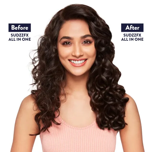 Vista 7 de SUDZZFX All in One Potente desenredante de cabello sin enjuague, crea brillo, protección contra el calor, suaviza el cabello encrespado
