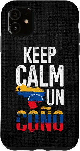 Vista 8 de Funda para iPhone 17 con diseño de bandera de Venezuela Pride Venezuela Girl Boy Flag Keep Calm Un Cono