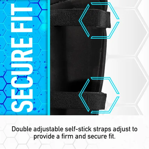 Vista 6 de Franklin Sports Espinilleras de fútbol para jóvenes y adultos – Espinilleras superligeras para hombres, mujeres + niños – (2) Espinilleras