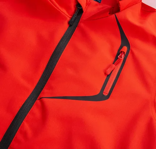 Vista 5 de LOKTARC Chubasquero para niños y niñas, ligero, impermeable, con capucha, rompevientos