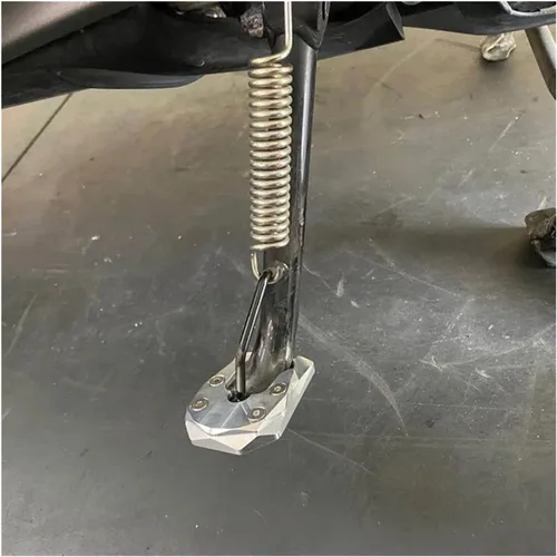 Vista 7 de Motorcycle Accessories Kickstand Side Stand Extension Enlarger Pad Side Bracket Compatible with Xmax X-MAX 125 250 300 400 XMAX300