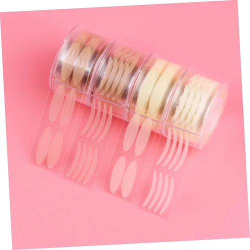 Vista 4 de Mikikit Cinta adhesiva de doble cara para párpados, cinta invisible de maquillaje para párpados, tiras de elevación de párpados para ojos