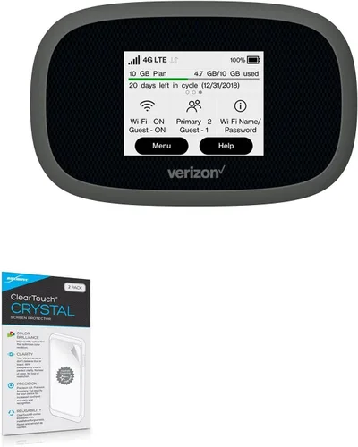 Vista 10 de BoxWave Protector de pantalla compatible con Verizon Jetpack MiFi 8800L – ClearTouch Anti-reflejo (paquete de 2), antihuellas mate