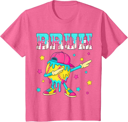 Vista 42 de Baseball Life Style 101 Apparel Youth Drip Baseball Boys Kid Camiseta