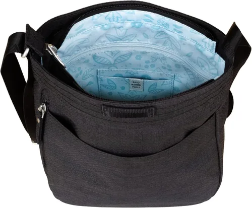Vista 5 de Haiku Jaunt - Bolsa cruzada de viaje ecológica con bloqueo RFID