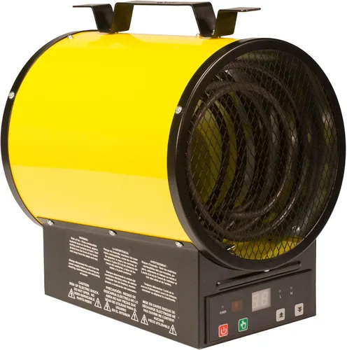 Vista 17 de Dura Heat calentador de aire eléctrico, 13,640 BTU- EUH4000R. 6-20P Plug, Electric Industrial Garage Heater, Workshop, Wall & Ceiling Mount, Steel