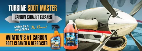 Vista 3 de Turbine Soot Master - Desengrasante de aviones - Eliminador de hollín de carbono y escape para aviones - Diseñado para aviones turbohélice - Detalle