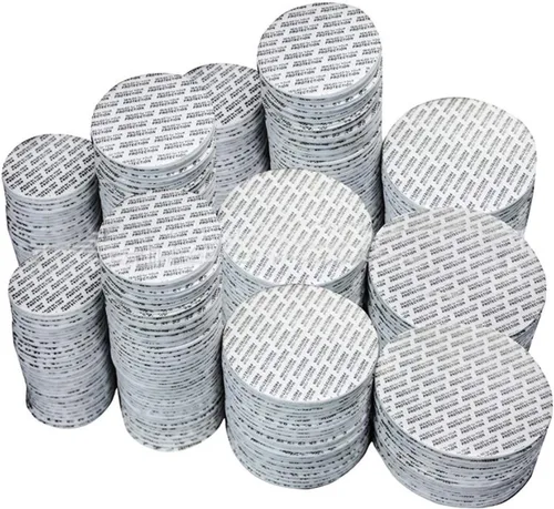 Vista 5 de NANSHINE 500 piezas de sellos activados a presión, forros de espuma para frascos de vidrio y plástico, no necesita sellador por inducción