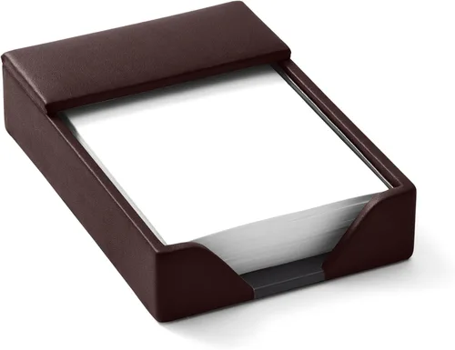 Vista 14 de Leatherology Soporte para bloc de notas con bloc de notas de 210 hojas Negro Onyx