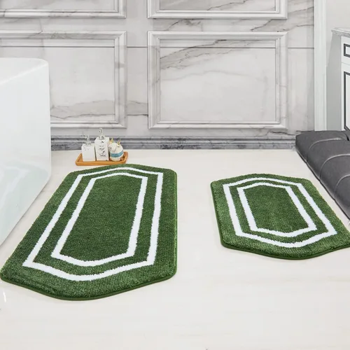 Vista 26 de COSY HOMEER Alfombras de Baño Extra Gruesas para Baño - Juegos de Alfombras Antideslizantes de Lino de Baño Suave Felpa 100% Poliéster Fuerte Sala