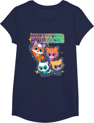 Vista 26 de Disney Junior SuperKitties Pounce! Camiseta de equipo completo, talla S