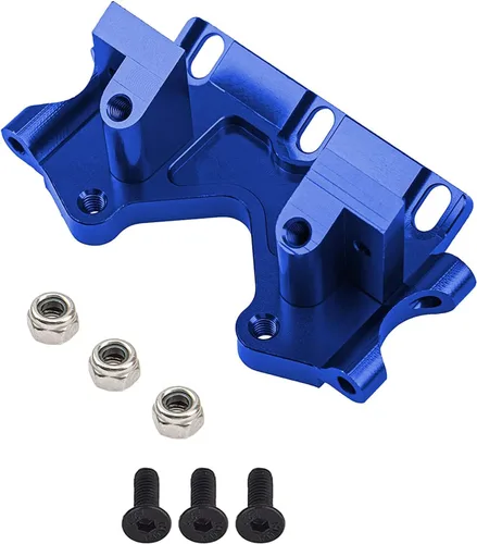 Vista 2 de Mamparo inferior delantero compatible con Slash 2wd Upgrades Rustler Bandit Stampede partes de 2530 2530A, azul