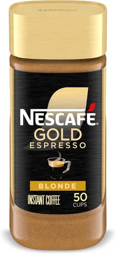 Vista 12 de NESCAFÉ - Café instantáneo espresso descafeinado dorado, tarro de 3.17 onzas Espresso instantáneo descafeinado; frasco individual de 90 g (3.17 oz)