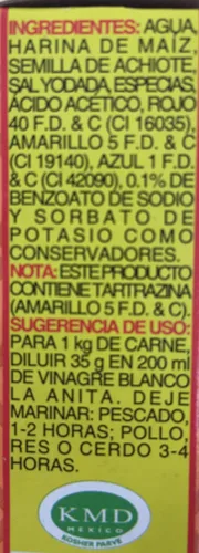 Vista 4 de Pasta de Achiote Annatto Paste La Anita 3.5 onzas de condimento mexicano Pasta De Achiote La Anita (paquete de 4)