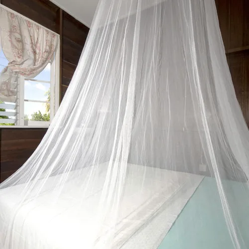 Vista 6 de Toldo de cama de princesa, el agujero más pequeño: malla 380, cortina de instalación, rápida y cómoda.