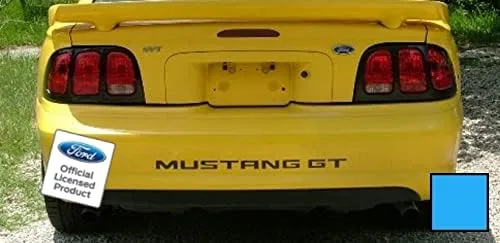 Vista 14 de Letras de inserción para parachoques trasero, calcomanías para Ford Mustang GT Negro (Mate) - CBM (se ajusta a 1994-1998)