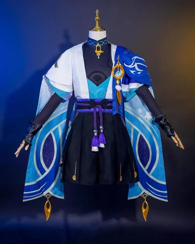 Vista 6 de Nuoqi Venti Cosplay Raiden Shogun Cosplay Yae Miko Cosplay Genshin Impact Cosplay Disfraces