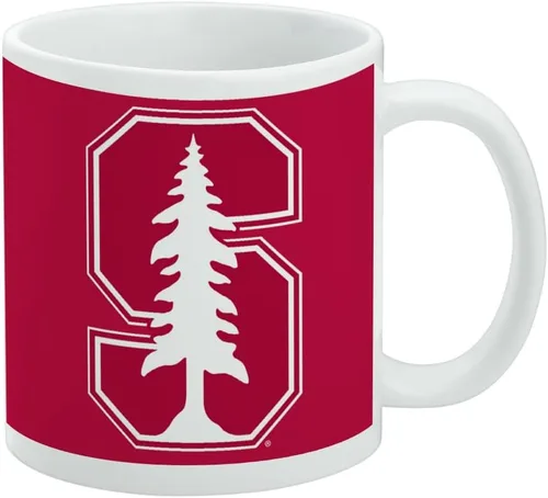 Vista 411 de Taza de cerámica con el logotipo principal de la Universidad Rider, taza de regalo novedosa para café, té y bebidas calientes, 11oz, blanca