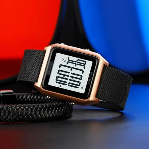 Vista 2 de TOOCAT Sport Watch, Fashion LED Digital Watch Outdoor 30M Waterproof Rubber Bands Wristwatch for Men Women Teens Students