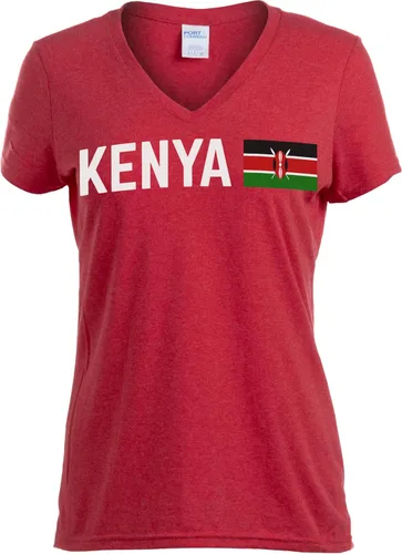 Vista 50 de Nations of the World - Camiseta con cuello en V para mujer