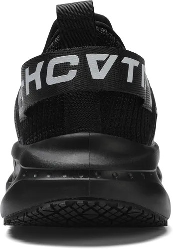 Vista 5 de KCVTD Zapatos de punta de acero para hombres, zapatos de trabajo de seguridad para mujer, zapatos de acero indestructibles, a prueba de pinchazos