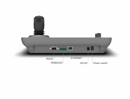 Vista 7 de Controlador PTZ Controlador de cámara POE Network 4D Joystick Decodificación H.264 H.25 Teclado con pantalla LCD de 5 pulgadas para adoración a