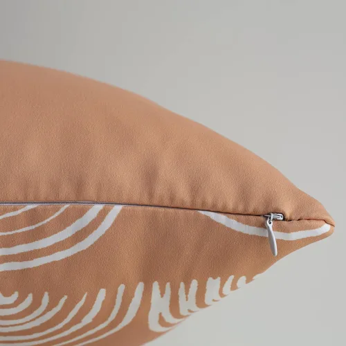 Vista 6 de Juego de 2 fundas de almohada bohemias con diseño de arco iris, diseño de círculos de arco iris, cuadradas, modernas, modernas, para decoración