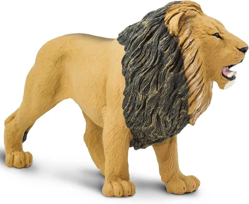 Vista 4 de Safari Ltd. Figura de león – Figura detallada de plástico de 9.5 pulgadas – Divertido juguete educativo para niños, niñas y niños a partir de 1 año