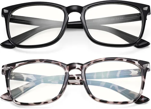 Vista 13 de AZorb 2Pack Gafas de Bloqueo de Luz Azul para Niños - TR90 Gafas de Pantalla de Computadora Irrompibles para Niños y Niñas