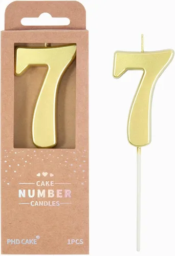 Vista 25 de PHD CAKE Velas de Cumpleaños de Oro Moderno Número 0 de 2.76 Pulgadas, Velas de Número Dorado, Velas de Número para Pastel, Celebración de Fiesta