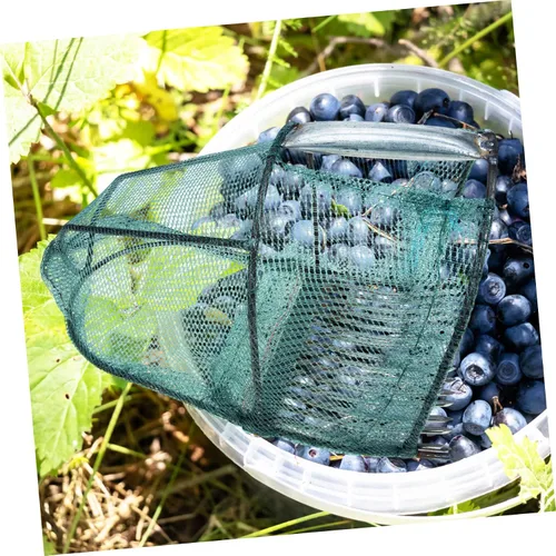 Vista 4 de Recogedor de frutas cesta Berry rastrillo peine arándano herramienta jardín fruta captura dispositivo