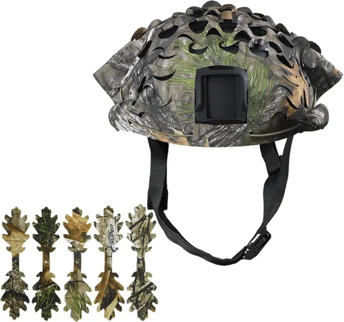 Vista 9 de LOOGU Funda táctica para casco, malla transpirable, camuflaje camuflaje casco cubierta ideal para combate táctico militar