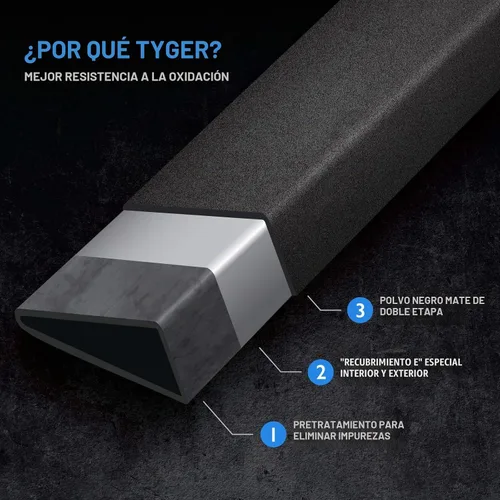Vista 8 de Tyger Auto Estribos elevadores de 6 pulgadas compatibles con Chevy Silverado GMC Sierra 1500 2019-2026; 2020-2026 2500 3500HD Crew Cab