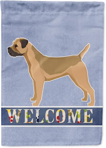 Vista 14 de Caroline's Treasures CK3704GF Bandera de jardín de bienvenida de Akita Shepherd Black and Tan - Bandera decorativa para patio exterior, patio