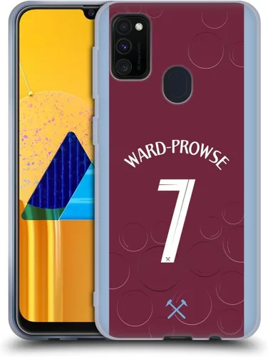Vista 36 de Head Case Designs Officially Licensed West Ham United FC James Ward-Prowse 2023/24 Players Home Kit Gel Case [Military Grade Protection] Compatible