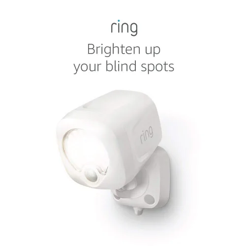 Vista 6 de Reflector inalámbrico Ring: reflector activado por movimiento, ledes brillantes y compatible con Amazon Sidewalk (negro)