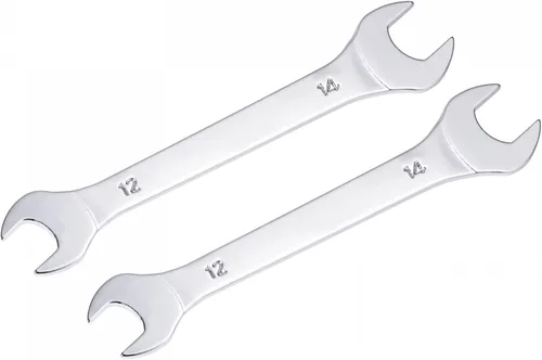Vista 7 de uxcell Llave fina de extremo abierto, espejo métrico de 0.236 in x 0.276 in, acero de alto carbono, para mantenimiento doméstico y reparaciones